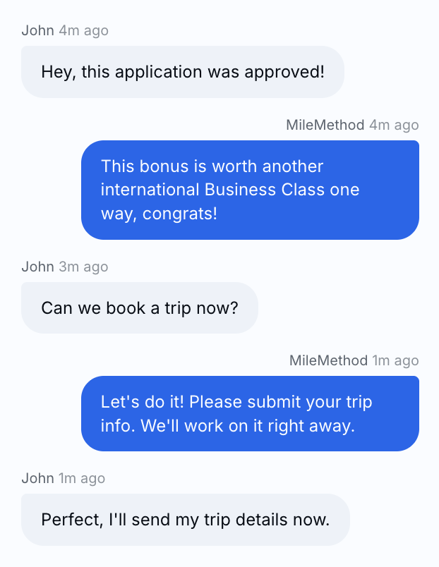 In-App Chat Threads